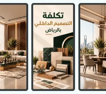 تكلفة التصميم الداخلي بالرياض