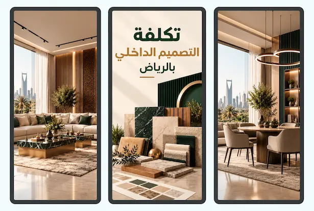 تكلفة التصميم الداخلي بالرياض